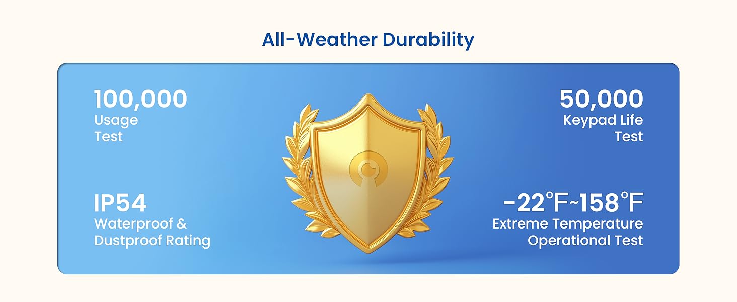 all-weather durablity