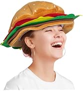 COZYMATE Funny Hats for Adults Squid Octopus Hat for Halloween Christmas Food Costume Party Supplies
