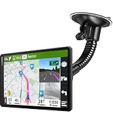 1Zero Heavy-Duty 22mm Ball Car Truck GPS Mount for Garmin | Windshield Holder, 8-Level Powerful S...
