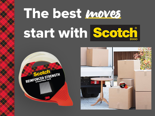 Scotch® Reinforced Strength Shipping Strapping Tape