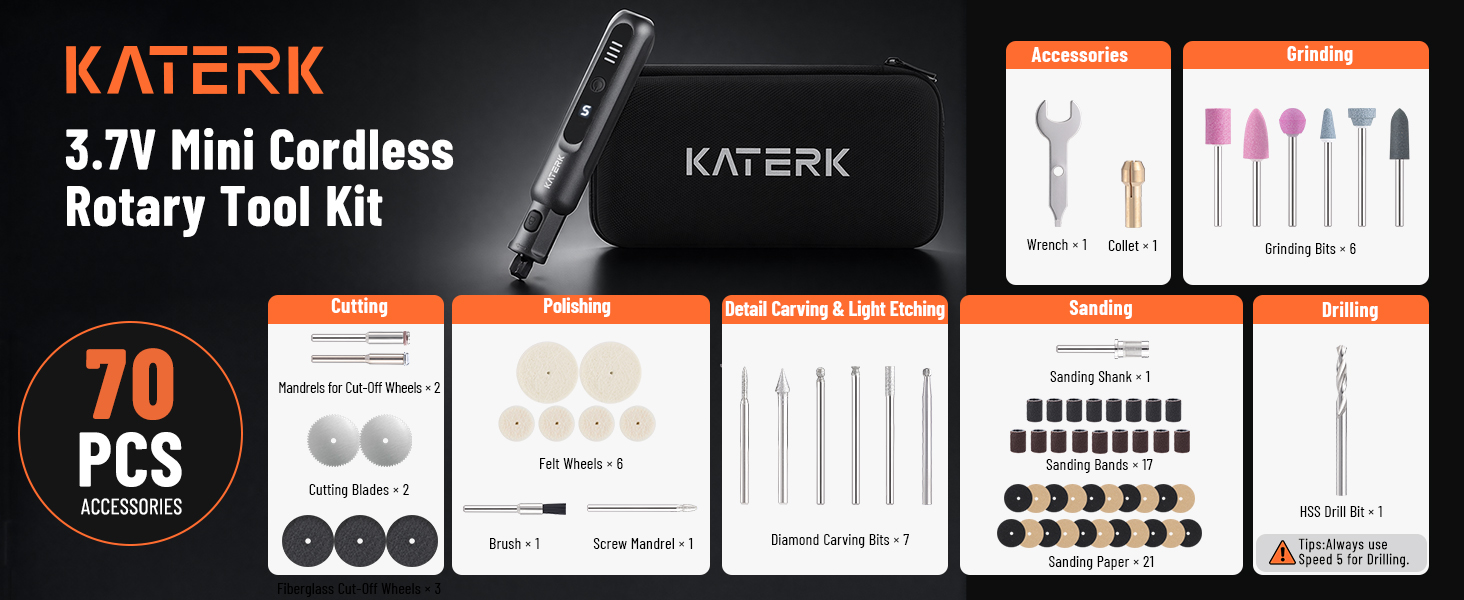 Cordless Rotary Tool Kit