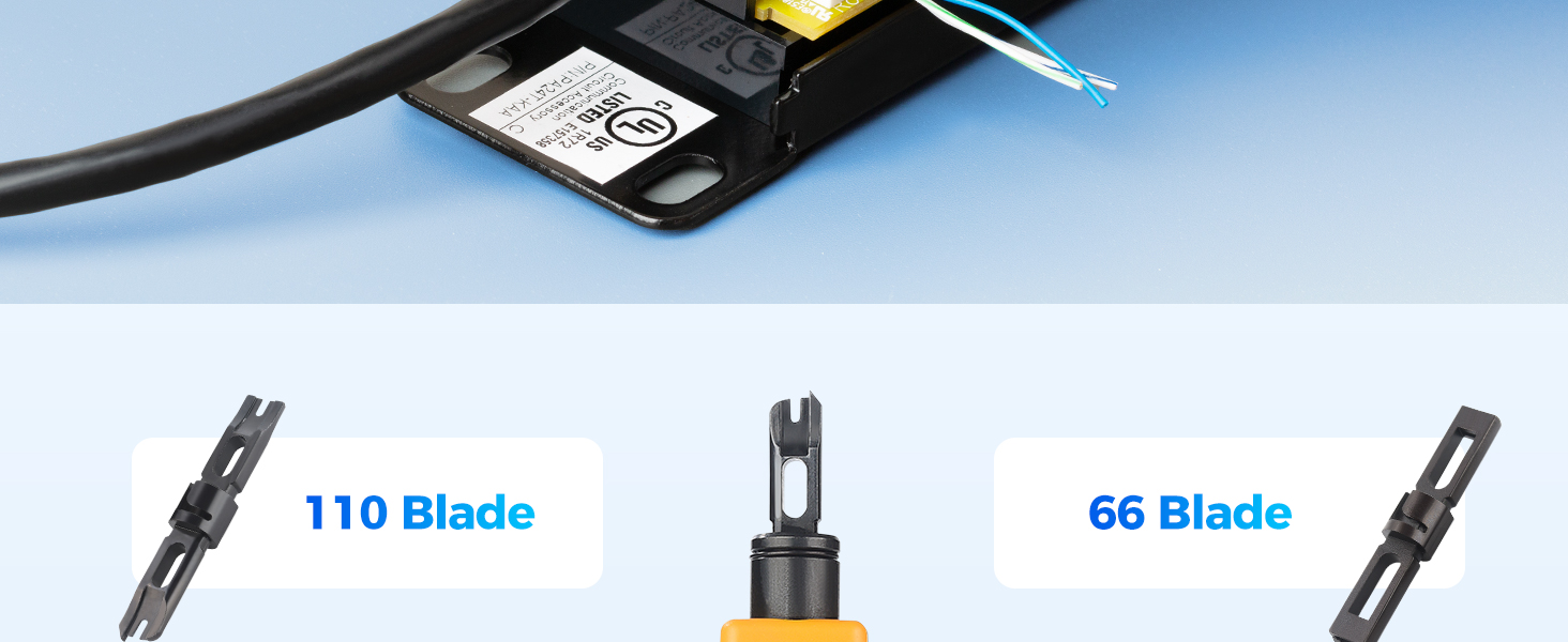 Punch Down Tool with 110 & 66 Blade