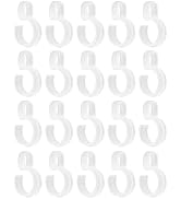 HEVSTIL 20Pcs Wind Proof Hanger Hook,Anti Slip Clothes Hangers from Drying Rack, Windproof Hook H...