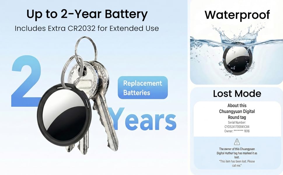 waterproof and lost mode