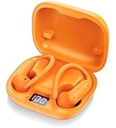 JKNKCO MS219 Ear-Hook in-Ear Bluetooth 6.0 Earbuds, IPX5 Waterproof Wireless Headphones with HD C...