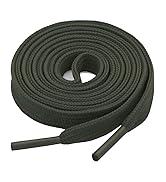 YJRVFINE Flat Athletic Shoe Laces: 1 Pair Solid Color Wide Shoelaces for Sneakers