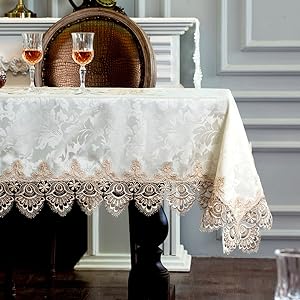 elegant lace table cloth