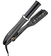 InStyler Max 1.25" Black 2-Way Revolving Iron with Sectioning Comb - Heated Tourmaline Ceramic Ba...