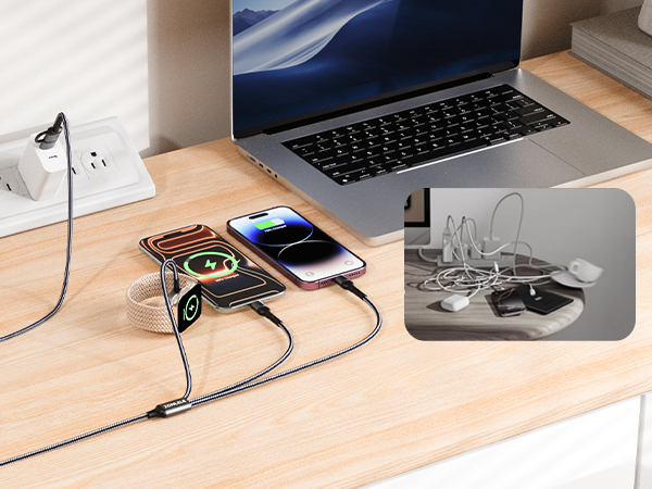 Travel Essentials multi charging cable for apple watch charger