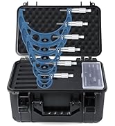 HDLNKAK 0-6 inch Outer Diameter Micrometer Set, 6-Piece high-Precision Micrometer Tool Set, Equip...