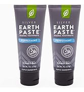 Redmond Earthpaste - Natural Non-Fluoride Charcoal Toothpaste, 4 Ounce Tube (Peppermint Charcoal ...