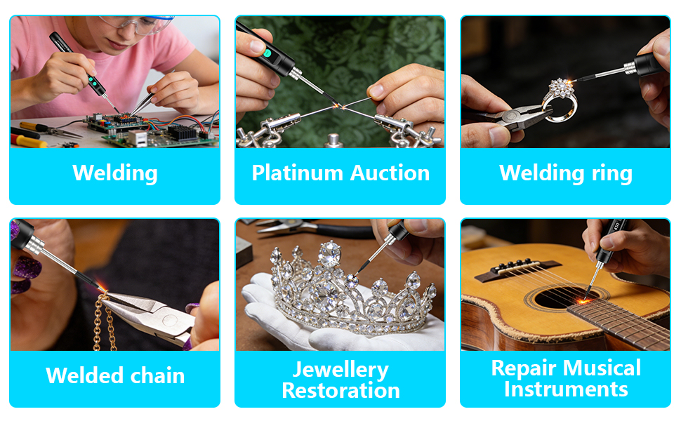 Soldering circuit boards Welded Jewelry