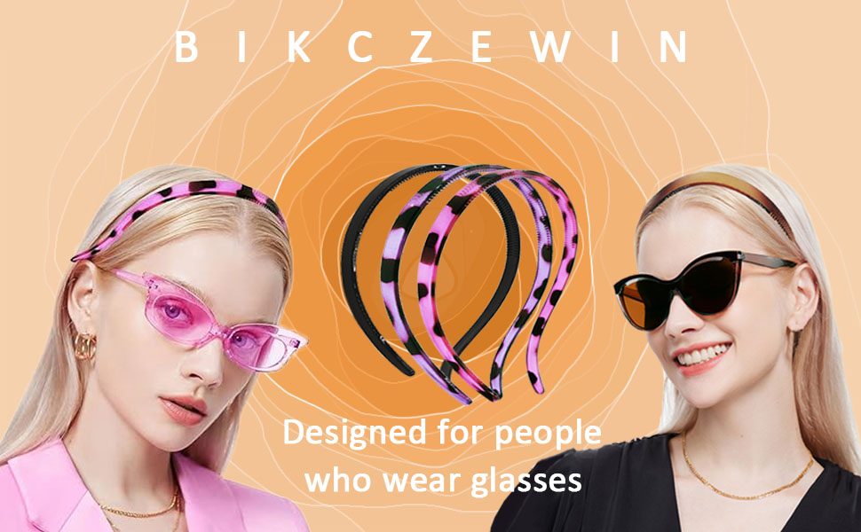 2PCS Plastic Flex No Pressure Headbands