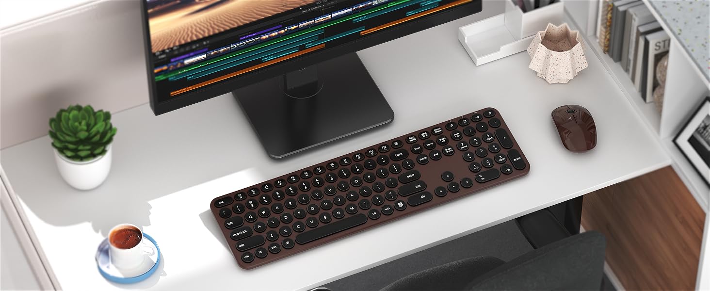 Wireless Keyboard and Mouse Combo