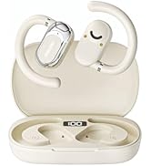 MOMOHO Open Ear Headphones, Open Ear Earbuds with Earhooks, Lightweight Air Conduction Earphones,...