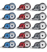 WISOPTUS 15PCS White Correction Tape with Dispenser, 39.37ft Each, Fast Clean and Easy to Use Tea...