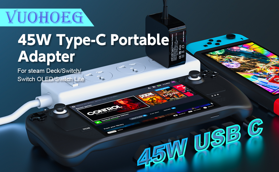 USB C Charger for Switch