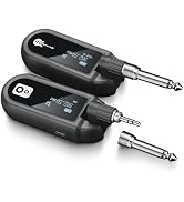 EBJ Wireless Guitar System UHF Wireless Guitar Transmitter Receiver Rechargeable Audio Wireless T...