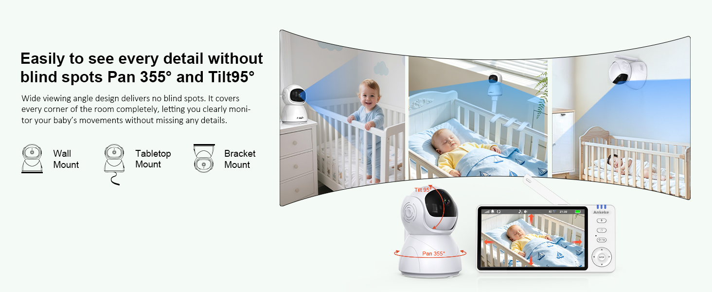 baby monitor with camera and audio
