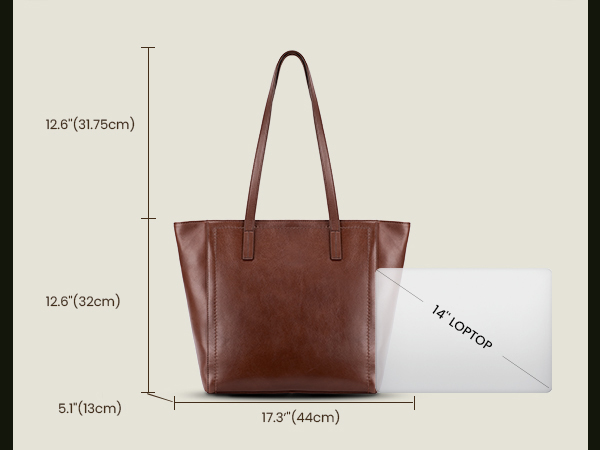 leather tote bag for women