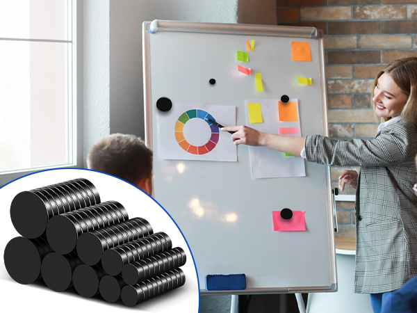 Black small magnets