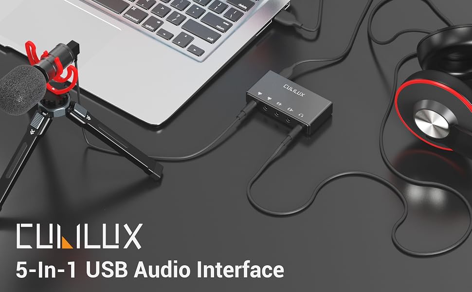 Cubilux CB5 USB to 3.5mm Audio Interface