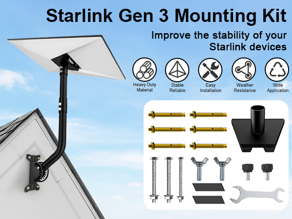 starlink wall mount