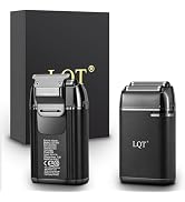 LQT Latest 2-in-1 Electric Shaver Facial Mesh Shaver - Portable Cordless Shaver - Hidden Trimmer ...