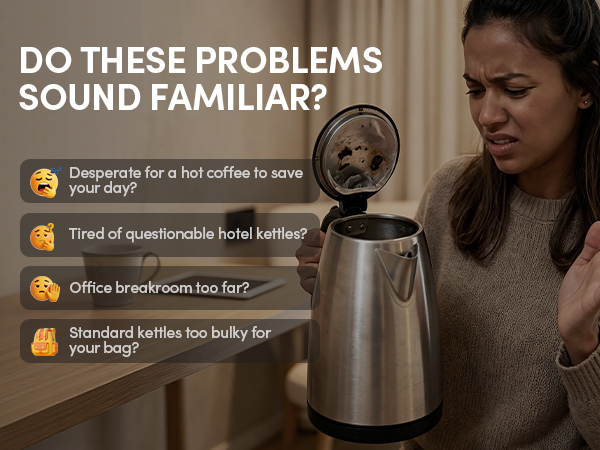 Ikago Travel Electric Kettle, Water Boiler