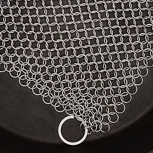 Chainmail Cast Iron Scrubber