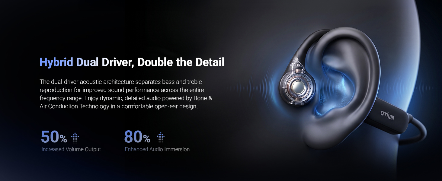 Hybrid Dual Driver, Double the Detail