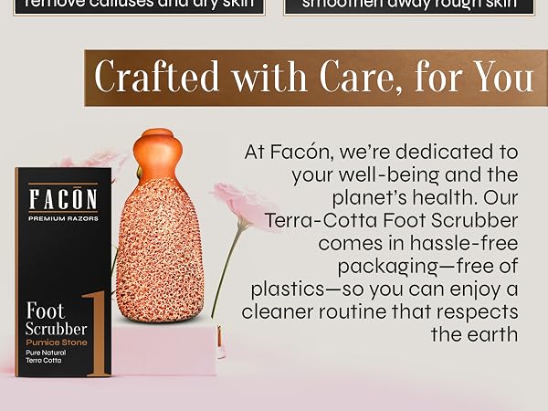 Facón Pumice Stone Exfoliating Foot Scrubber