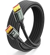10FT DisplayPort Cable 2.1 DP Cord, Support 40Gbps UHBR10 8K@120Hz 4K@240Hz 2K@360Hz, High Refres...