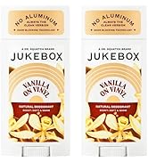 Jukebox Natural Deodorant for Women–Vanilla on Vinyl-Aluminum-Free, Formulated Without Baking Sod...
