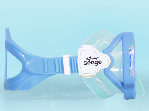 kids swim mask silicone skirt2