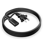 SLLEA AC Power Cord for KENIC KE-01P E155176 7A 125V 2 Prong Polarized Square Round Plug