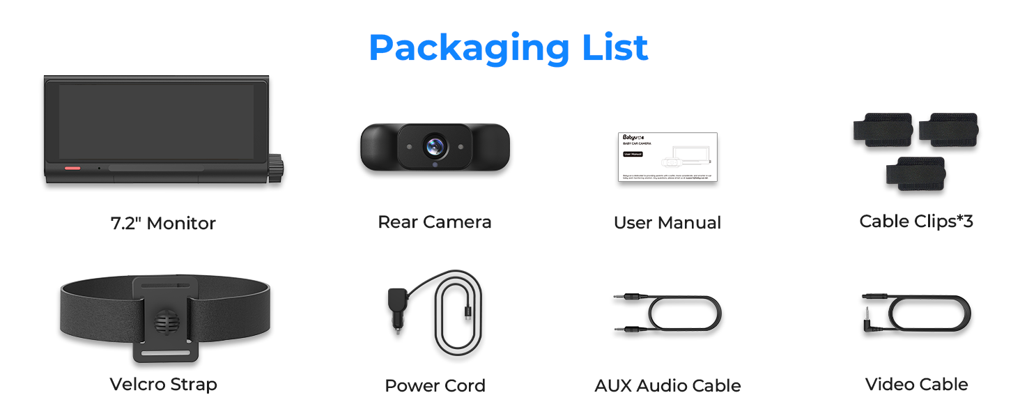 BABY CAR MONITOR CAMERA