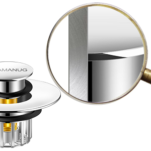 Bathtub Stopper | Shower Drain Hair Catcher, Pop-up Tub Stopper with Strainer | Bathroom Drain Plug