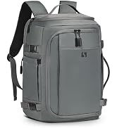SUIKIHUM 35L Travel Backpack 17" Laptop Backpack W/USB-C Port, Expandable Carry-On Bag, TSA Fligh...