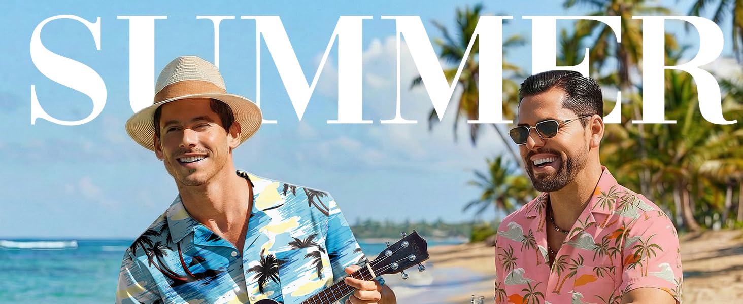 men summer beach shirt