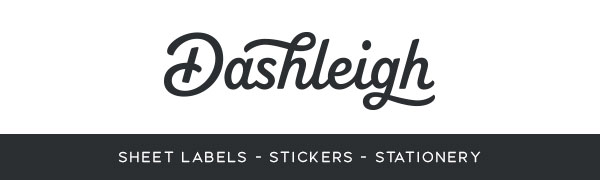 dashleigh basic logo stationery labels sheet stickers