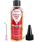 Realth Garage Door Lubricant 100ml, Lock Lubricant Keyhole, Great for Squeaky Hinges,Chains, Long...