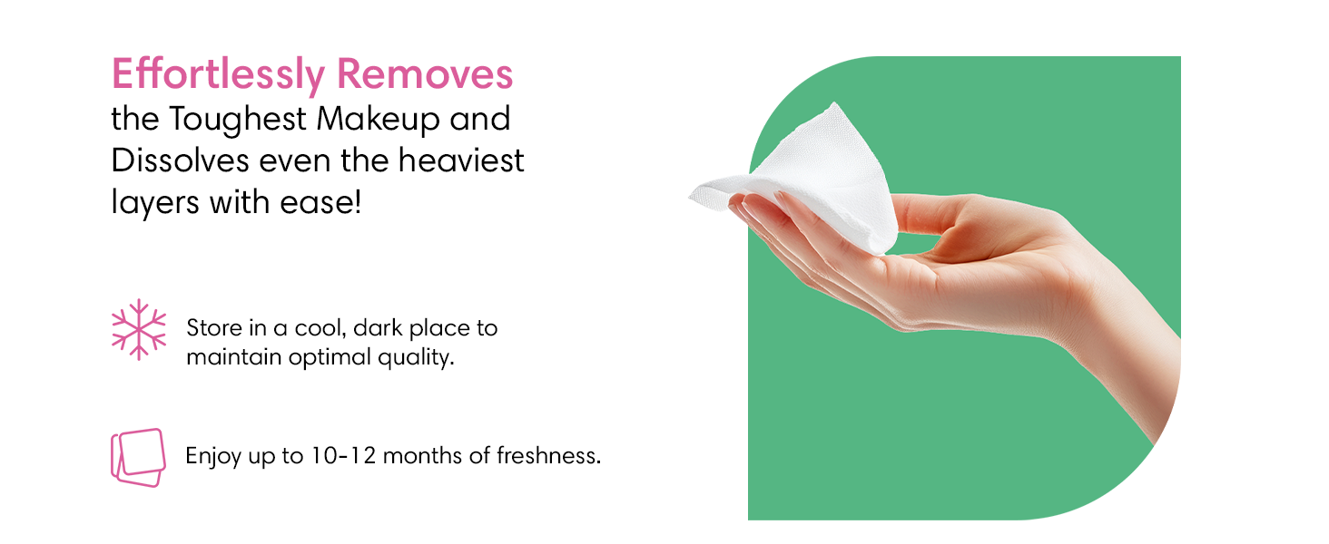 B0BNSRJR5Y - LA Fresh Makeup Remover Wipes with Vitamin E