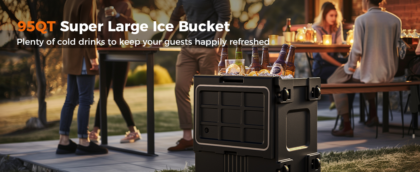 95QT super large ice bucket