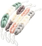 MURRI&MURRDI 4 Packs Long Loofah Back Scrubber for Shower,Body Bath Sponge Ball with Rope Handles...