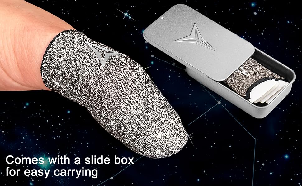 thumb sleeve touch screen for mobile gaming