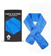 COLD FACTOR Mini Cooling Neck Towel - Cooling Towel for Running, Cold Towels for Sports, Golf, Co...