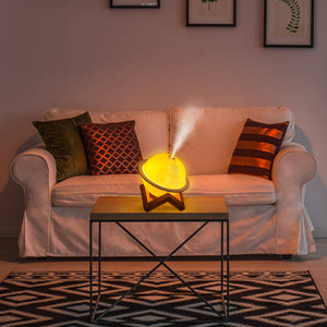 3D LED Night Light Oils Diffuser for Bedroom