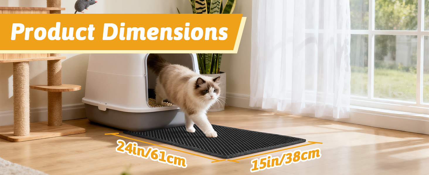 cat mat for litter box