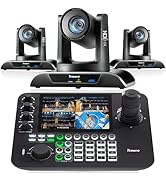 Tenveo 4K NDI PTZ Camera AI Humanoid & Face Auto-Tracking HDMI/USB3.0/LAN(PoE) 20X Optical Zoom(*...